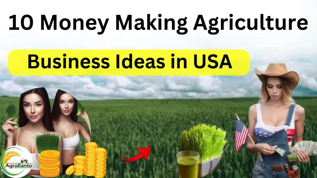 10 Money Making Agriculture Business Ideas in USA