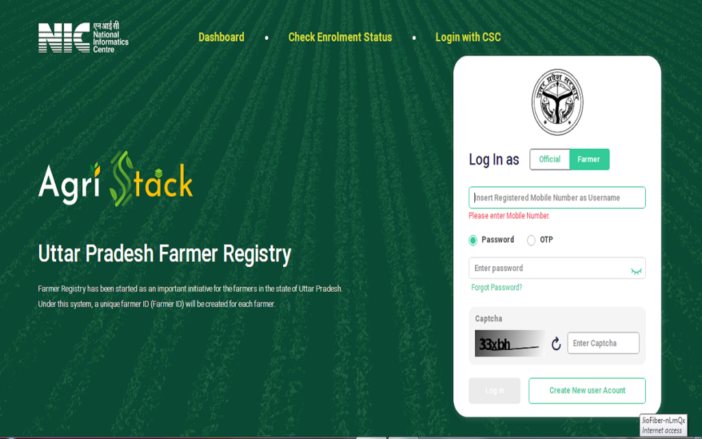 farmer registry up